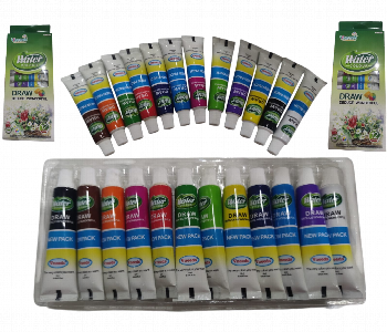 Express Delivery - 12 Pcs Water Colour Tube Set for Artists and Beginners - ID 7144108