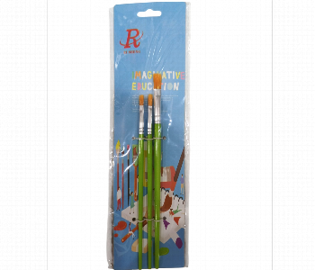 Express Delivery - Pack of 2 Kids Paint Brushes 3 Pcs Each for Art Projects - ID 7144122