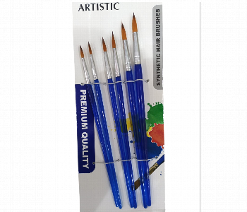 Express Delivery - Pack of 2 Kids Paint Brushes 6 Pcs Each for Creative Art - ID 7144123