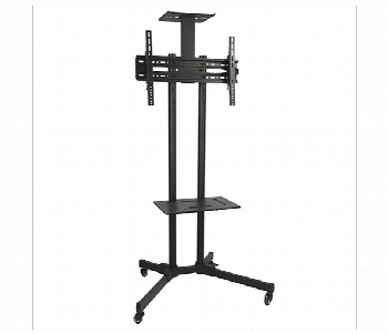 Express Delivery - Skill Tech DG 60B FS 32 to 70 Inch 50KG VESA 600x400 TV Floor Stand Trolley Mobile Cart - ID 7144175