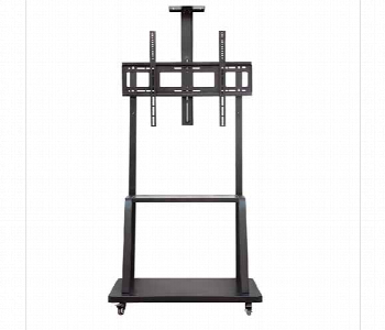 Express Delivery - Skill Tech SH 75B FS 32 to 75 Inch 50KG VESA 600x400 Ultra Heavy Duty Steel TV Floor Stand - ID 7144198