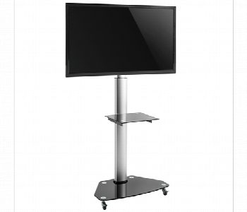 Express Delivery - Skill Tech SH 400FS 37 to 70 Inch Contemporary Height Adjustable TV Stand - ID 7144215