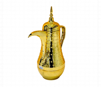 Express Delivery - Flask Dallah 1.0L Dots Design Golden - ID 7144231