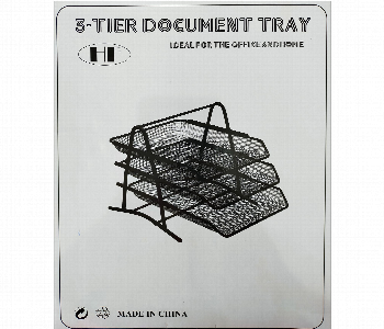 Express Delivery - Metal Office Table Tray 3 Layers for Organizing Supplies - ID 7144243