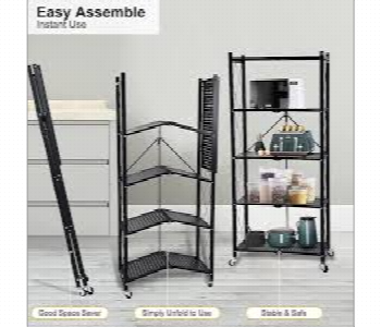 Express Delivery - Kitchen Folding Rack 5 Layers Metal body - ID 7144339