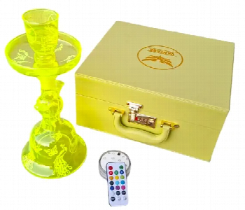 Express Delivery - MG Shisha Set With LED Light BY9 Green - ID 7144369