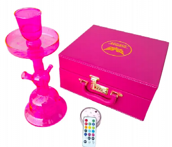 Express Delivery - MG SHISHA SET WITH LED LIGHT BY9 PINK - ID 7144370