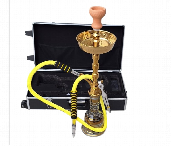 Express Delivery - MG SHISHA SET MG107 GOLD WITH TROLLY BAG - ID 7144427