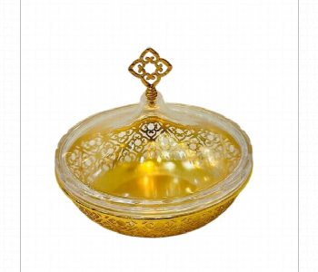 Express Delivery - Dates Bowl Acrylic Cover Gold Small - ID 7144435