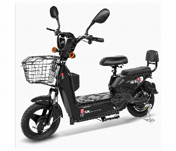 Express Delivery - Electric Bike 2 Seater Black 48V 300W 30 KM range - ID 7144450