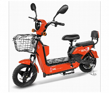 Express Delivery - Electric Bike 2 Seater Red 48V 300W 30 KM range - ID 7144455