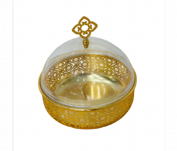 Express Delivery - Dates Bowl Acrylic Cover Gold Large - ID 7144469