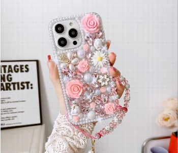 Express Delivery - Luxury Bling Crystal Rhinestone Glitter Diamond iPhone 15 Pro Max Case Cover - ID 7144511