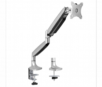 Express Delivery - Single Monitor Pole Mounted Gas Spring Arm SKILL TECH SH 100 C012 13 to 32 Inch 9KG Monitor Deskmount - ID 7144516