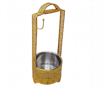 Express Delivery - MG CHARCOAL HOLDER GOLD SMALL SL016 30CM - ID 7144522