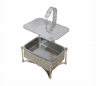 Express Delivery - Chafing Dish Rect 6L Full Silver - ID 7144587