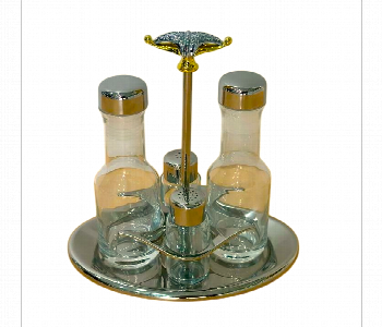 Express Delivery - Malaika Gold Salt And Oil Vinegar Set H2513063 - ID 7144596