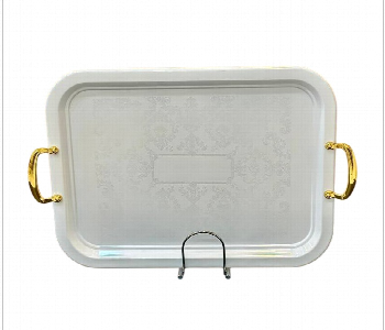 Express Delivery - Tray Rect XL Full White Golden 204 WHG - ID 7144675