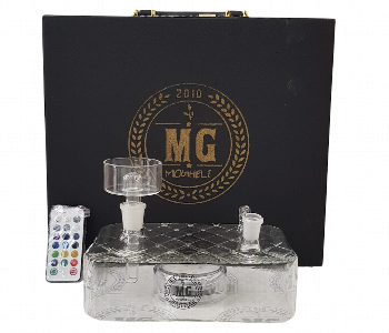 Express Delivery - MG SHISHA SET WITH LED LIGHT BY35 CLEAR - ID 7144684