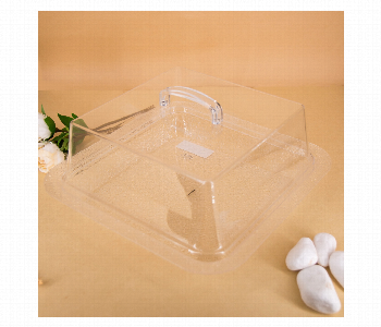 Express Delivery - Acrylic Square Tray with Cover Crystal Design AC059 - ID 7144692