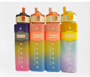 Express Delivery - Colourful Square Water Bottle 900ML for Hydration and Style - ID 7144711