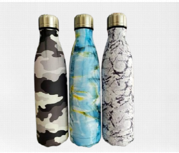 Express Delivery - Colourful Stainless Steel Water Bottle 750ML - ID 7144716