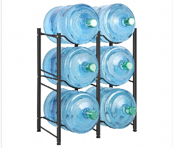 Express Delivery - 6 Water Bottle Stand Metal Black - ID 7144765