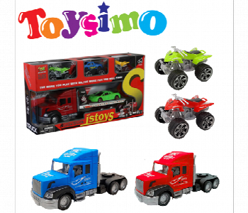 Express Delivery - 5 in 1 Super Truck Play Set Truck color is assorted - ID 7144906