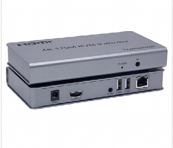 Express Delivery - HDMI EXTENDER KVM 120M THRU CAT6 USB AUX IR  4K 1080P GREEN BOX - ID 7144951