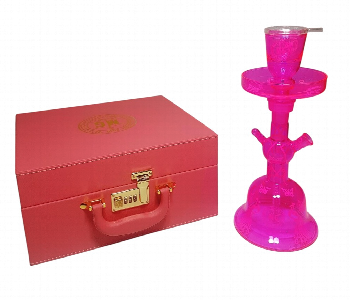 Express Delivery - MG SHISHA SET BY7  PINK  FULL PACK - ID 7145022