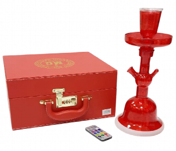 Express Delivery - MG SHISHA SET WITH LED LIGHT BY9  RED - ID 7145023