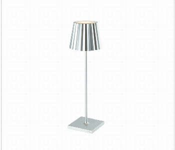 Express Delivery - Plisse Cordless Lamp by Elant Chrome - ID 7145073