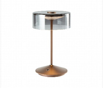 Express Delivery - Crystal Cordless Lamp Bronze by Elant - ID 7145094