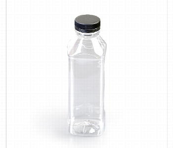 Express Delivery - Plastic Juice Bottle Square Clear 500ML 1x5 Piece - ID 7145289