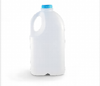 Plastic Juice Bottle White  2 Liter  1x5 Pieces Front View - ID 7145301