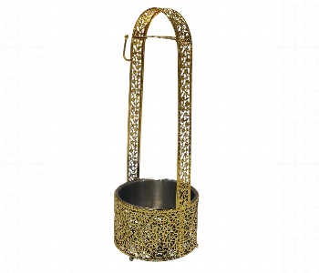 Express Delivery - Mg Charcoal Holder Gold Medium 45CM SL 026 - ID 7145347