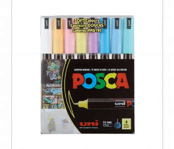 Express Delivery - Uni Posca PC 1MR 0 7mm Paint Marker Pastel - ID 7145356