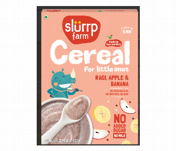 Express Delivery - Slurrp Farm Cereal Ragi Apple and Banana Instant Healthy Food No Added Sugar - ID 7145454