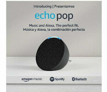 Express Delivery - Amazon Echo Pop . Black             . - ID 7147268