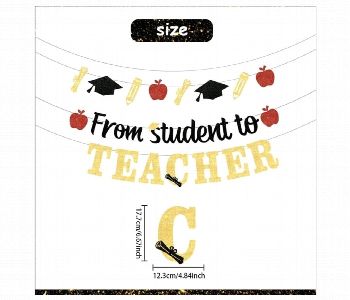 Graduation  For Teachers Banner From Student To Front View - ID 7147376
