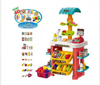 New Arrivals For 47 Piece Pretend Play Kitchen Set With Lights And Music - ID 7147482