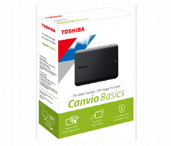 Express Delivery - Toshiba Canvio Basics 1Tb Portable External Hard Drive Usb - ID 7147505
