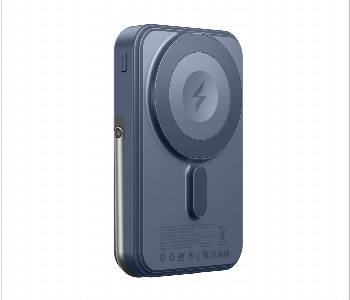 Amazing Thing Thunder Go Magstand 10000Mah Power Bank   Storm Blue Front View - ID 7147726