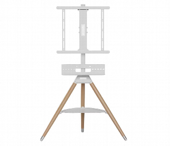 Porodo Wooden Tripod Tv Stand With 35Kgs Front View - ID 7147788