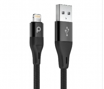 Express Delivery - Porodo Aluminum Braided Usb A To Lightning Cable 1.2M - ID 7147903