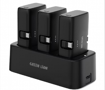 Express Delivery - Green Lion 3 In 1 Power Bank Station15000Mah Black - ID 7147909