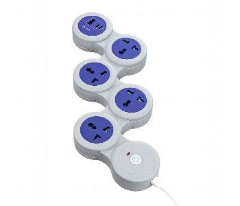 Porodo Multi Socket Strip With 2500W Power Front View - ID 7147943