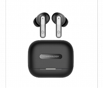 Express Delivery - Powerology 6 Mic Hybrid Anc Enc True Wireless Buds White - ID 7147955