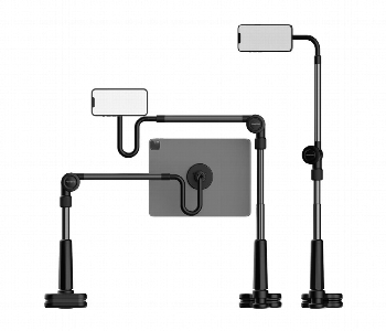Porodo Lazy Man Stand With Magnetic Suction 92Cm Front View - ID 7147979