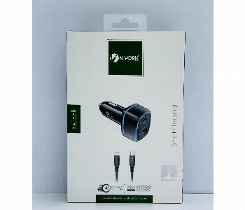 New Arrivals For Nyork 2 Port Super Fast Car Charger With Pd To Lightning Cable Black - ID 7148014